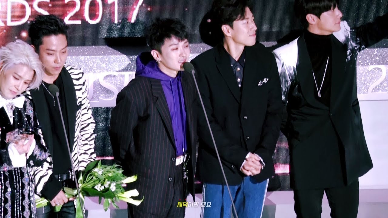 180214 가온차트 뮤직 어워즈 - 대기석+수상소감 김재덕 focus 직캠