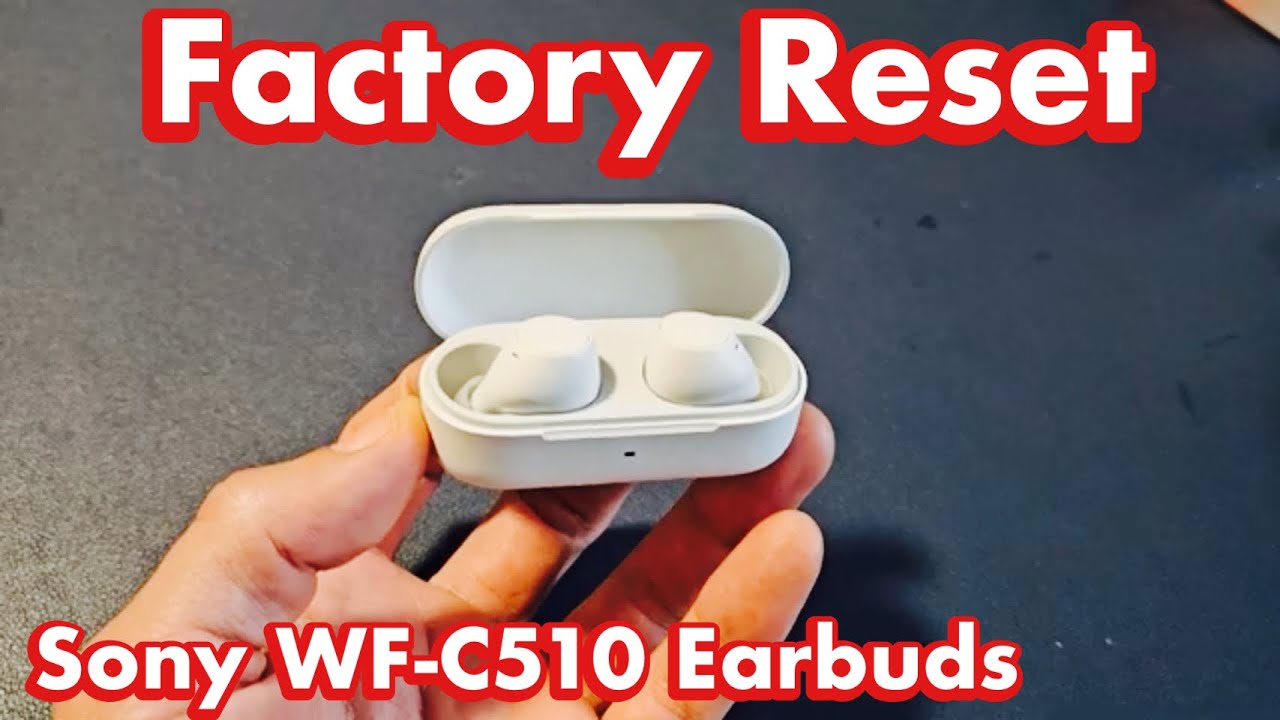 Наушники Sony WF-C510: как сбросить настройки до заводских (проблемы с подключением или сопряжени...