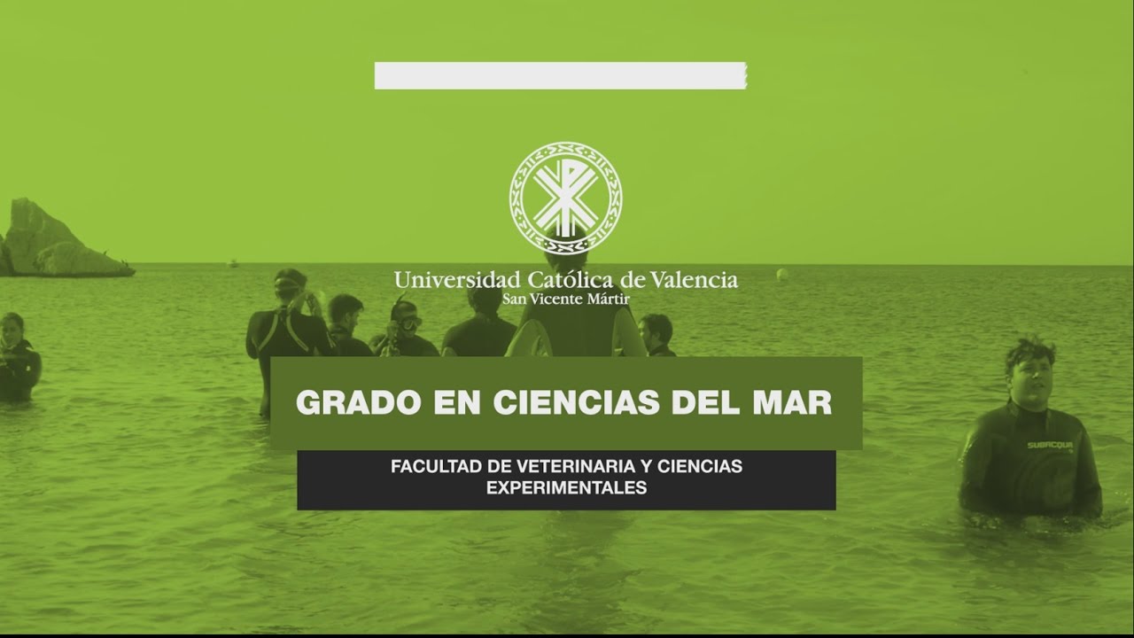 Grado en Ciencias del Mar UCV