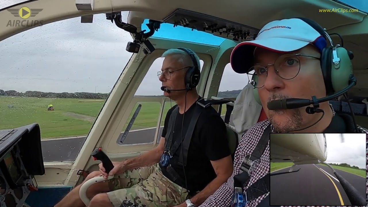 Bell 206 Jet Ranger Takeoff from Vamdrup Intercontinental Airport with DAT CEO Jesper!  [AirClips]