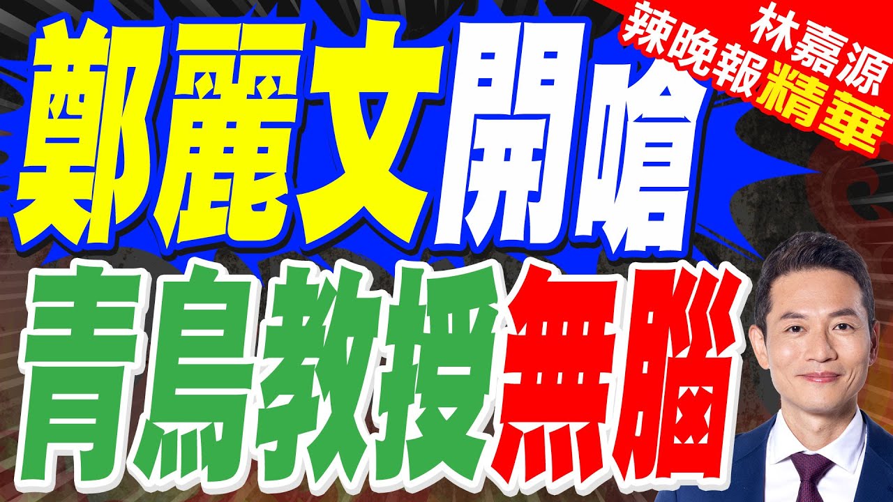 東吳副教授陳方隅被鄭麗文嗆無腦 他起底:人牆隅｜鄭麗文開嗆 青鳥教授無腦｜蔡正元.介文汲.謝寒冰深度剖析?【林嘉源辣晚報】精華版 @中天新聞CtiNews