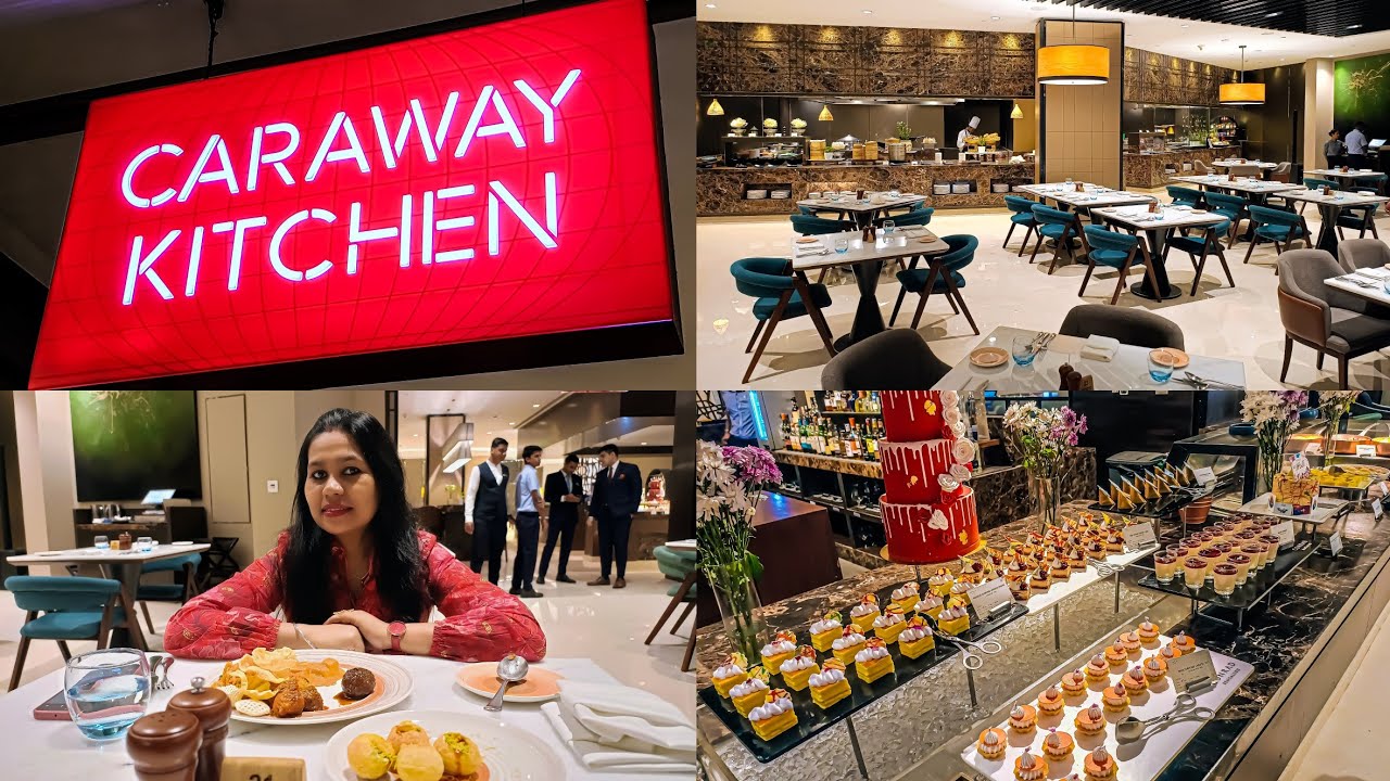 Lavish Buffet Dinner at Caraway Kitchen | Conrad Bengaluru 5-Star Hotel Dining Experience