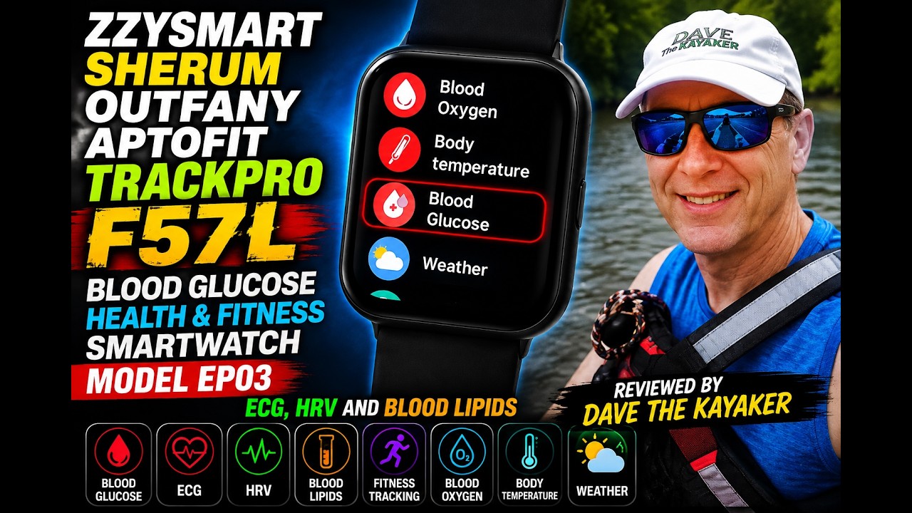 ZZYSMART Sherum Outfany Aptofit TrackPro F57L Blood Glucose Health & Fitness Smartwatch | EP03