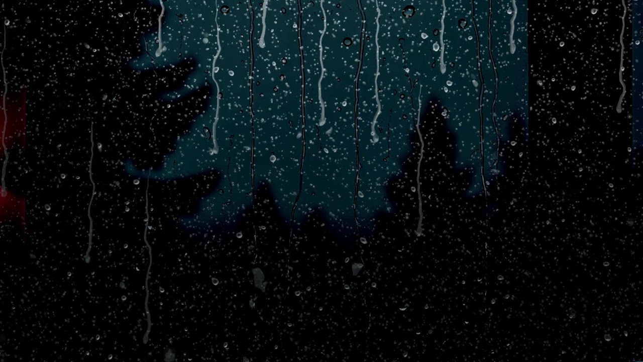 Peaceful Rainstorm with Gentle Thunder BLACK SCREEN | Sleep Relaxation Dark Screen Audio