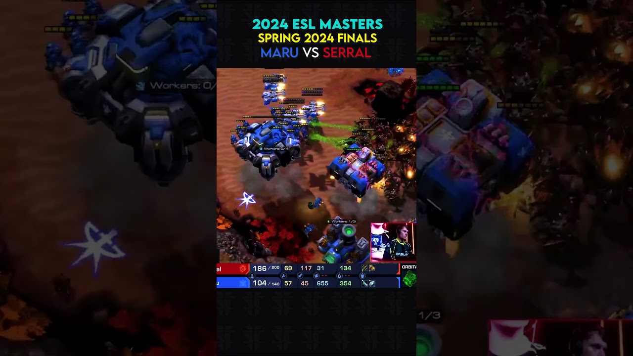 Maru vs Serral - Grand Final ESL SC2 Masters Spring 2024 Highlight 12 #Shorts #Starcraft