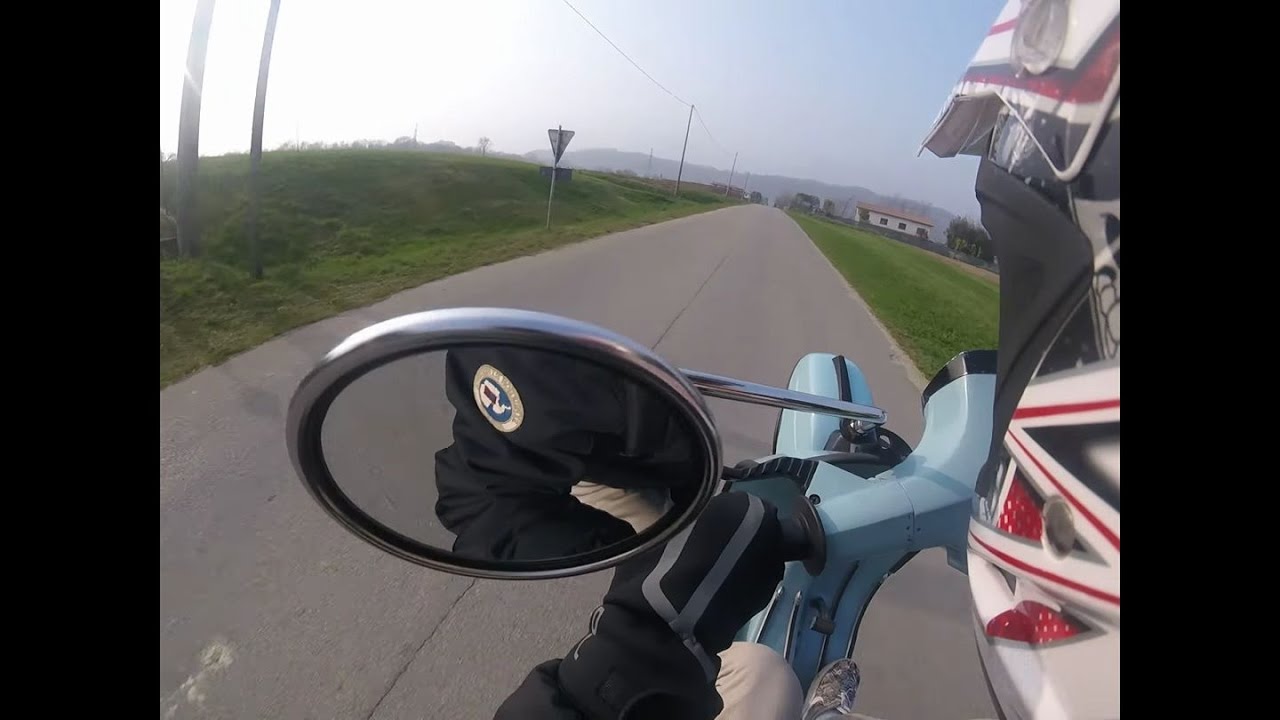 Vespa 102 pinasco alluminio  ON BOARD #GOPRO