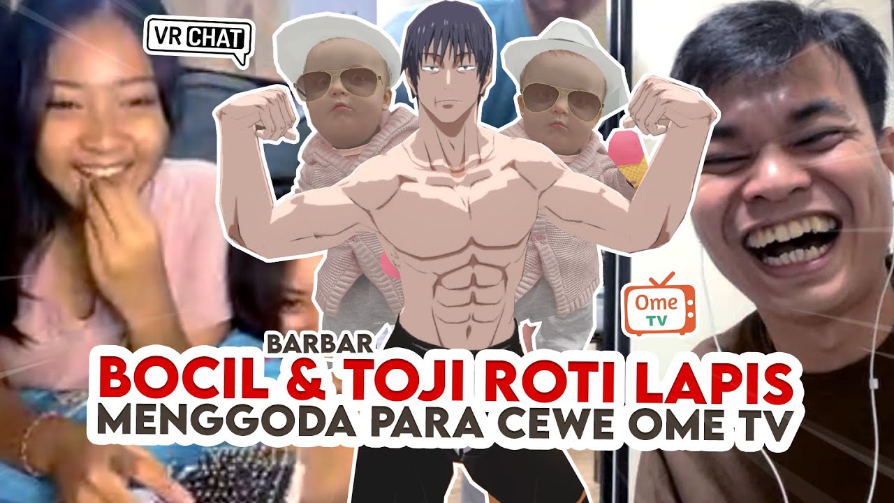BOCIL DAN TOJI ROTI LAPIS MENGGODA PARA CEWE OMETV