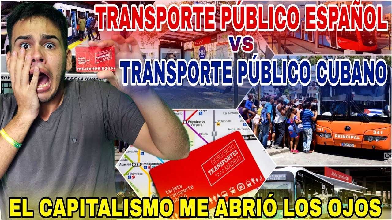 COMO ES🤔 EL TRANSPORTE P&Uacute;BLICO🚍 de MADRID🇪🇸 Cubano Reacciona 2023 #Espa&ntilde;a #Reacci&oacute;n