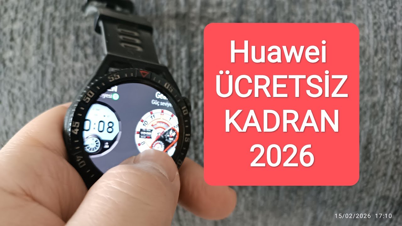 Huawei Akıllı Saatlere Ücretsiz Kadran Yükleme (2026 Güncel)
