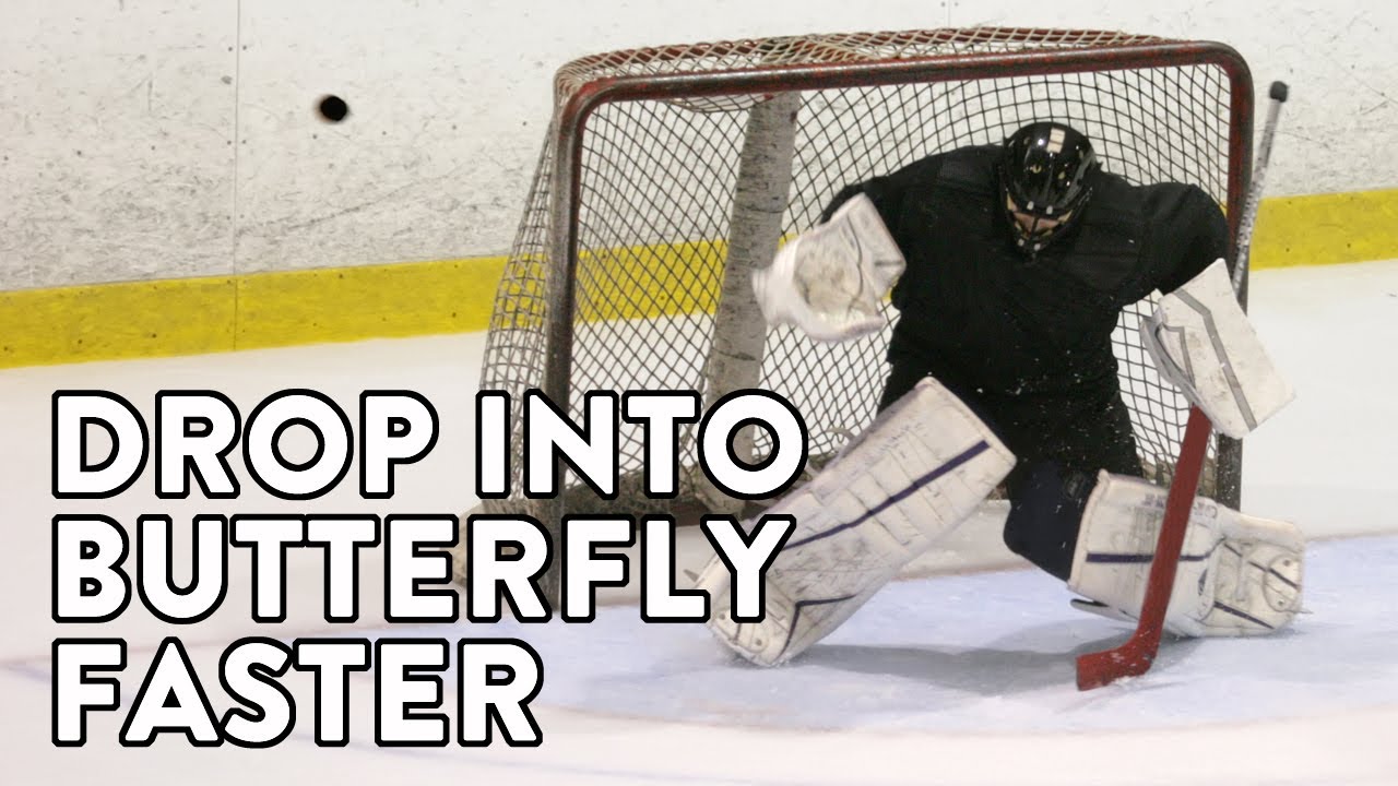 Off Ice Goalie Training: How to drop into your butterfly faster.