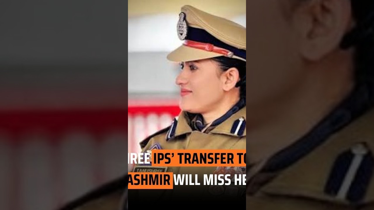 Tanushree IPS&rsquo; transfer to Delhi, Kashmir will miss her | JK News Today