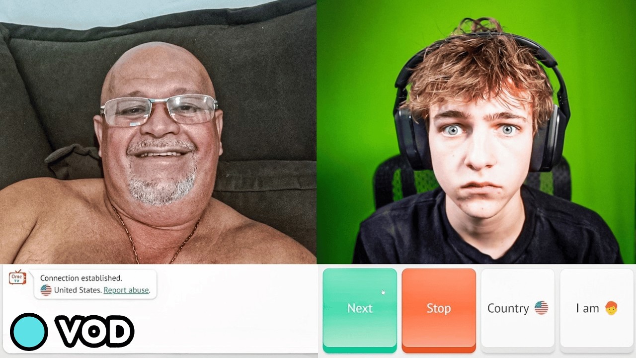 OMEGLE, But I'm Not Allowed To SKIP 💀 (VOD)
