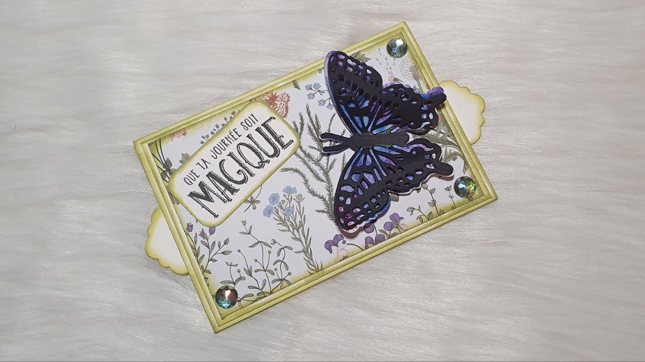 Carte Magique Coulissante WAHOUUUUU ❤️😍❤️   #tuto #carte #coulissante #magique #scrapbooking #facile