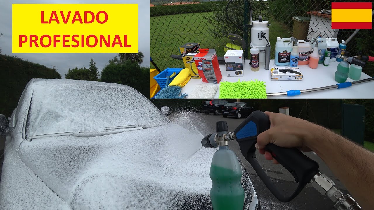Cómo LAVAR tu COCHE 🚗 4x4 o SUV ⛟ 🏁 LAVADO PROFESIONAL con 🔫 CAÑON de ESPUMA