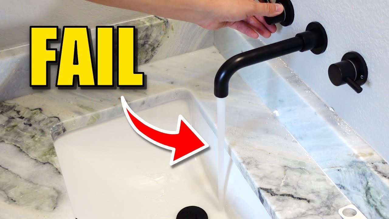 Чего НЕ ДЕЛАТЬ при первой установке настенного смесителя