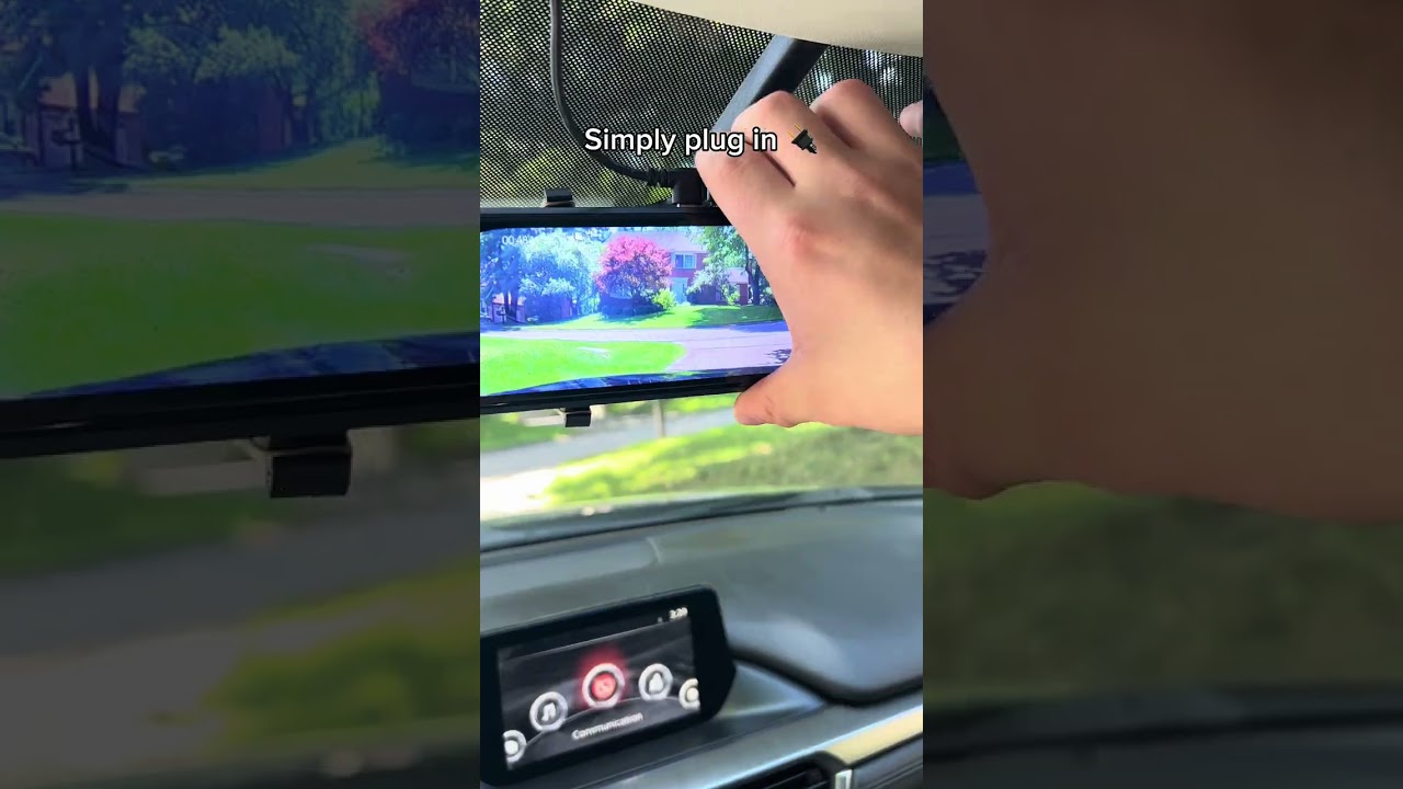 This CarPlay Rear View Mirror Will Keep You Safe On The Road