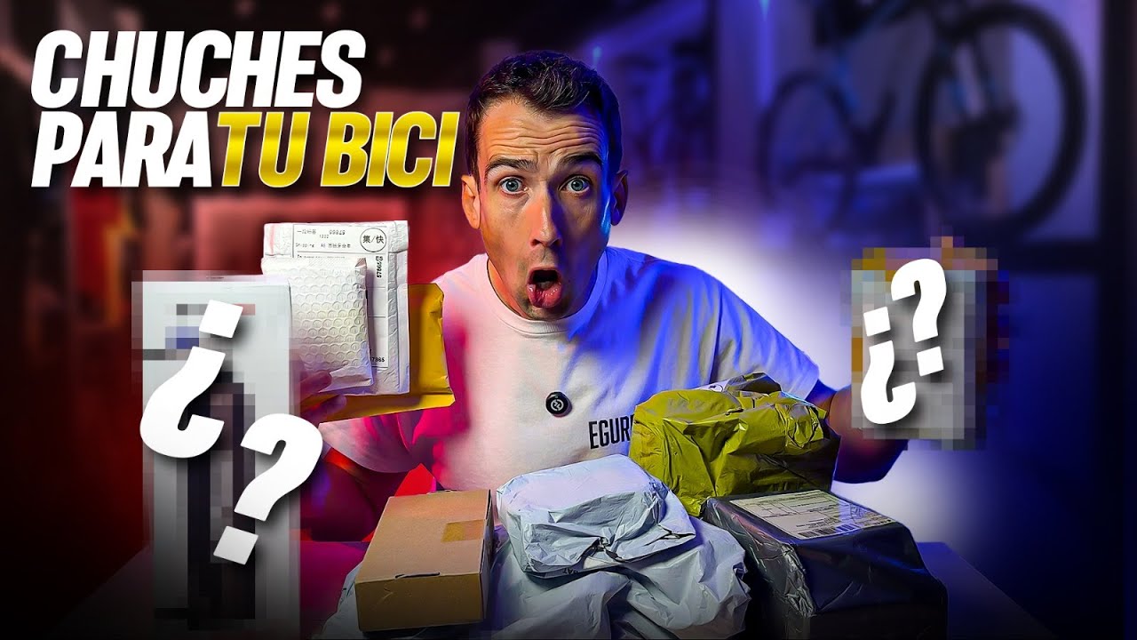🎉 ¡UNBOXING ciclismo! Las CHUCHES MÁS LOCAS de ALIEXPRESS | Andoni Arriaga