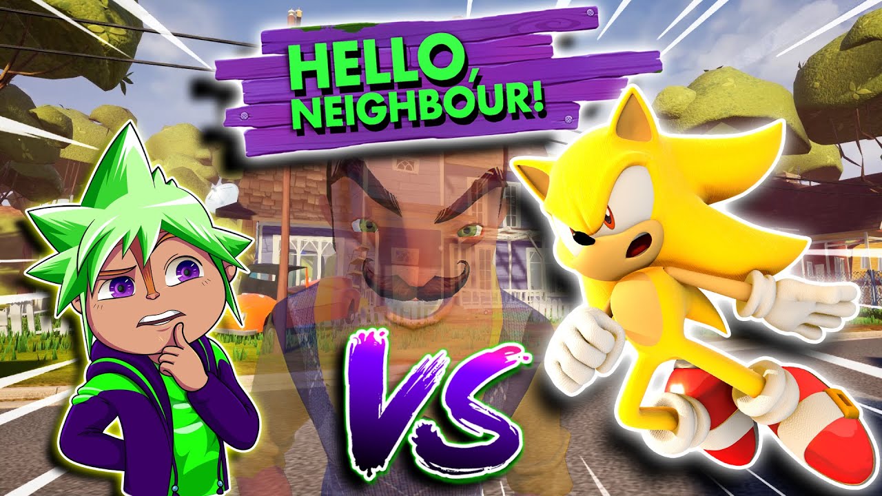 CHIPMUNK vs SUPER SONIC | Hello Neighbor Mod