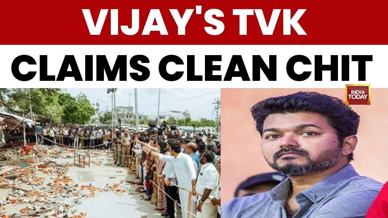 Karur Stampede: Vijay's TVK Claims 'Clean Chit' From Victims' Kin, Urged To 'Fight On' | India Today