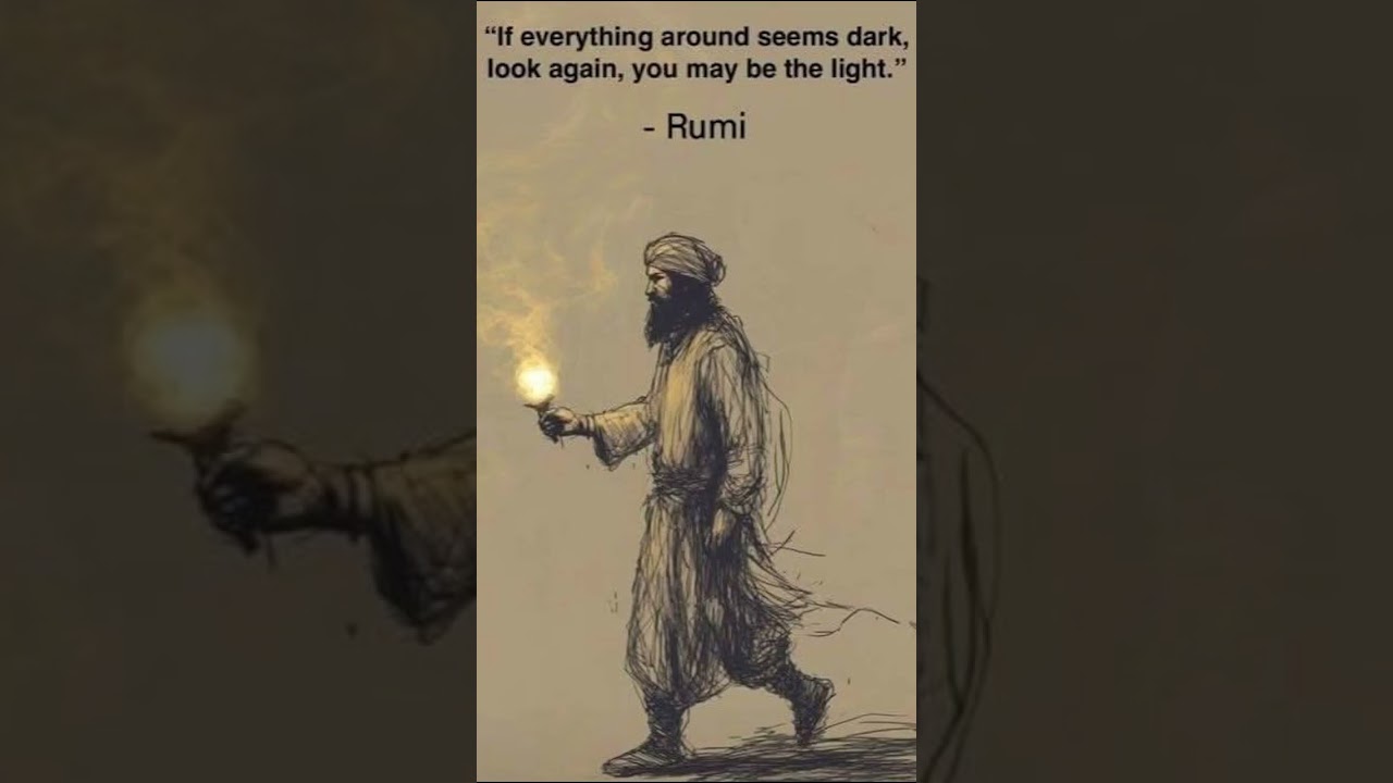 Find Your Inner Light | Rumi Wisdom | Motivation.