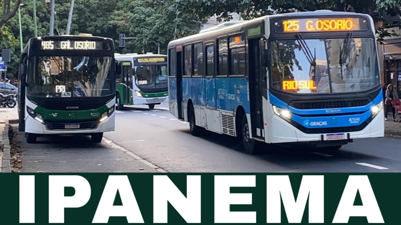 Praça General Osório - RJ - Movimentação de ônibus #92