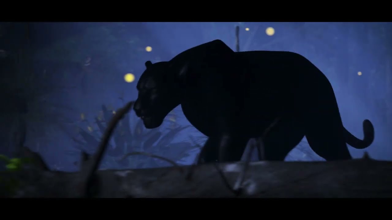 Panther Walk | Creature Animation | 4K