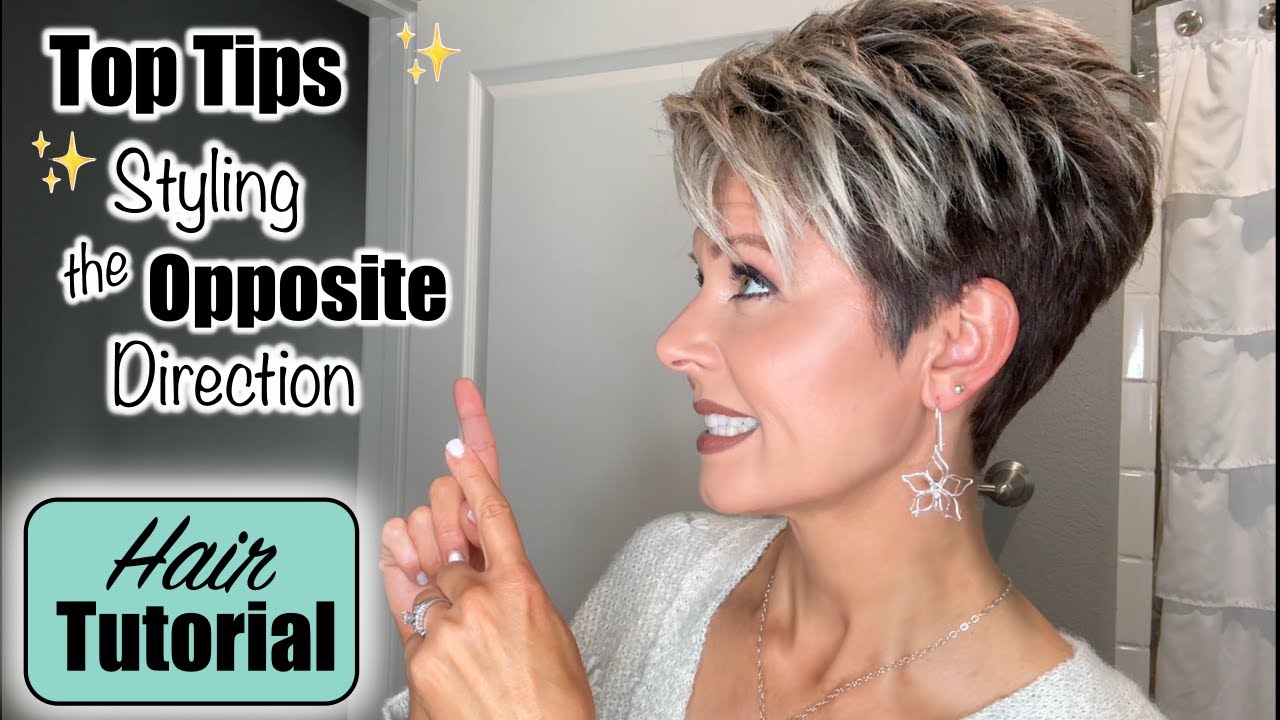 Pixie Hair Tutorial | TOP TIPS for Styling the Opposite Direction