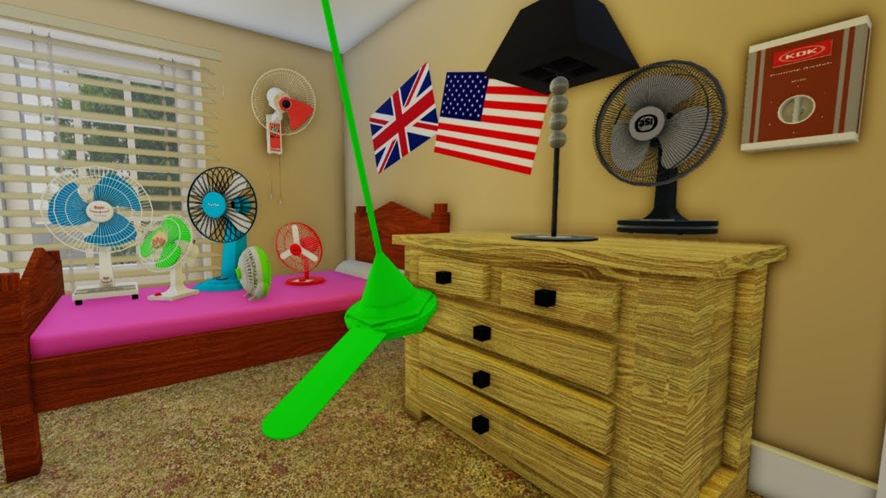 New Invention Fan In DIY Suburban House, Many Fans