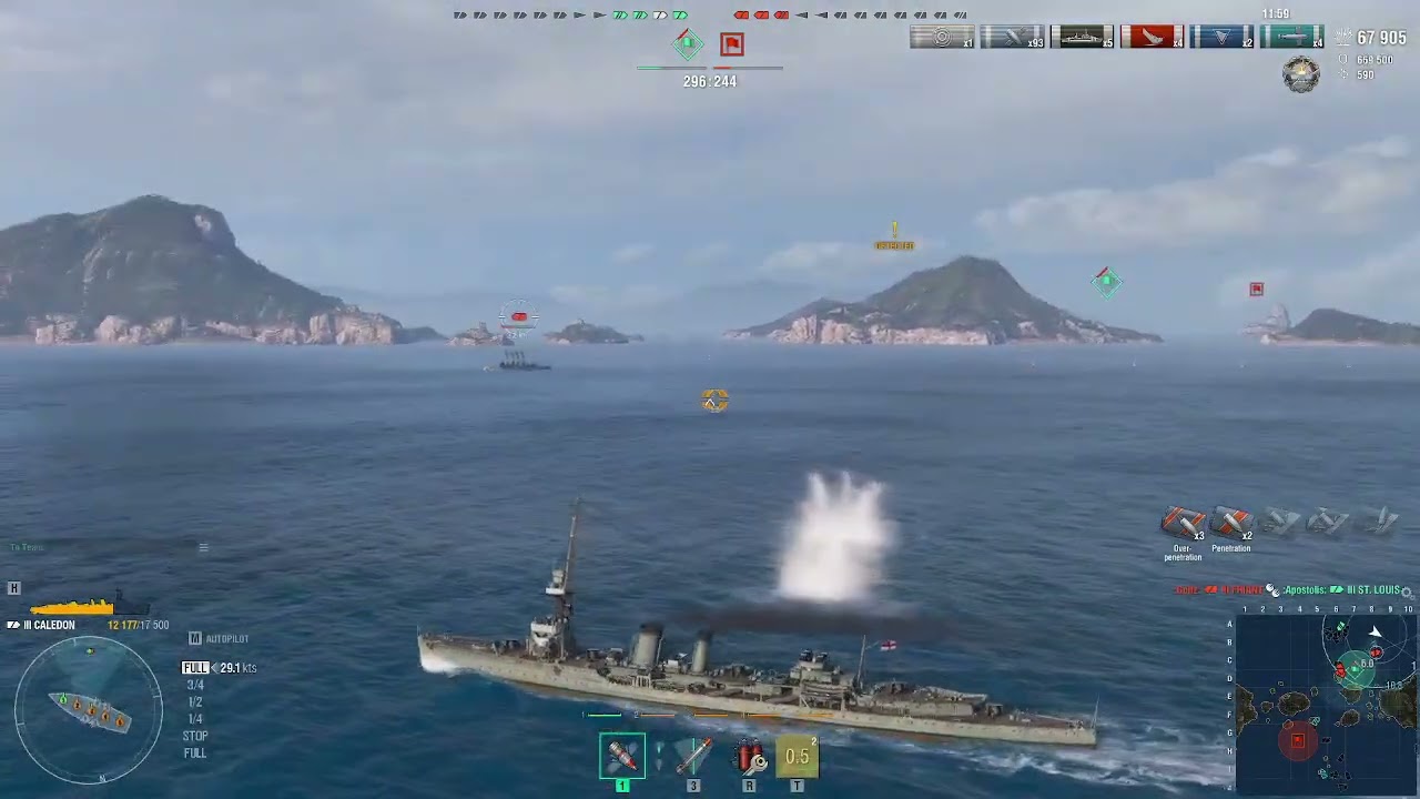 World of Warships ( 97,899DMG & 6 Ships Destroyed
