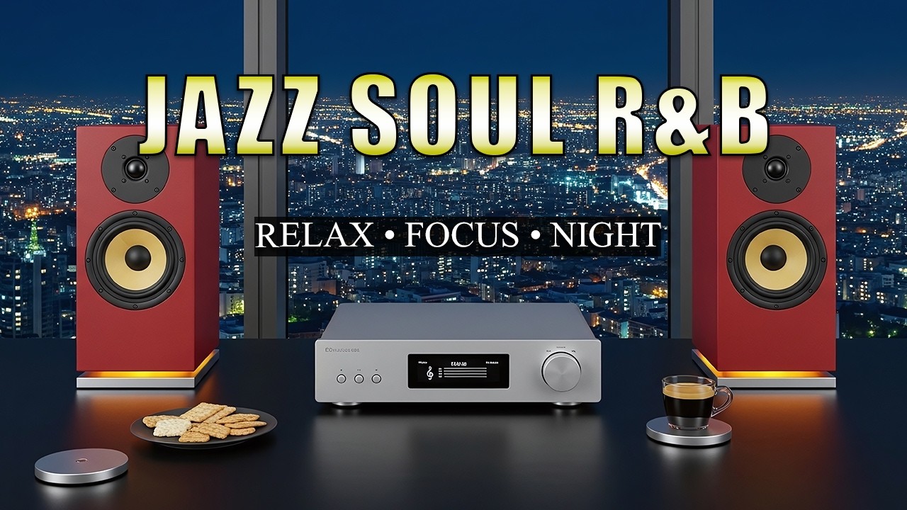 Smooth Jazz & Soulful R&B 🎧 Gentle Instrumentals for Mental Clarity & Daily Focus