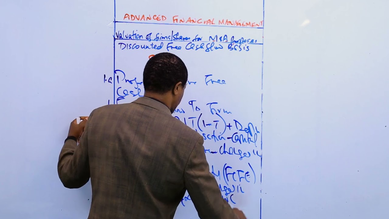 F-VALUATION OF FIRMS/ SHARES-DISCOUNTED FREE CASH FLOW_L8