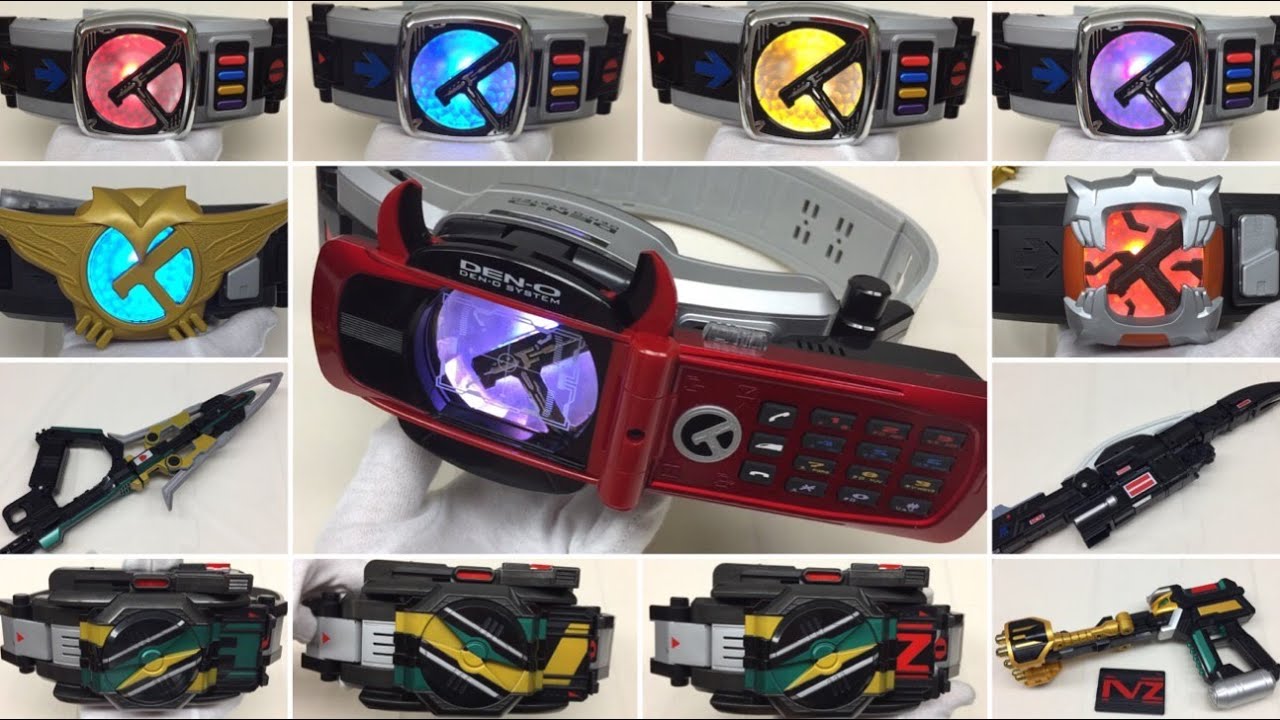 kamen rider den-o dx toys sounds 仮面ライダー電王 DX玩具 音声確認 変身ベルト 武器 変身音 必殺技音 待機音