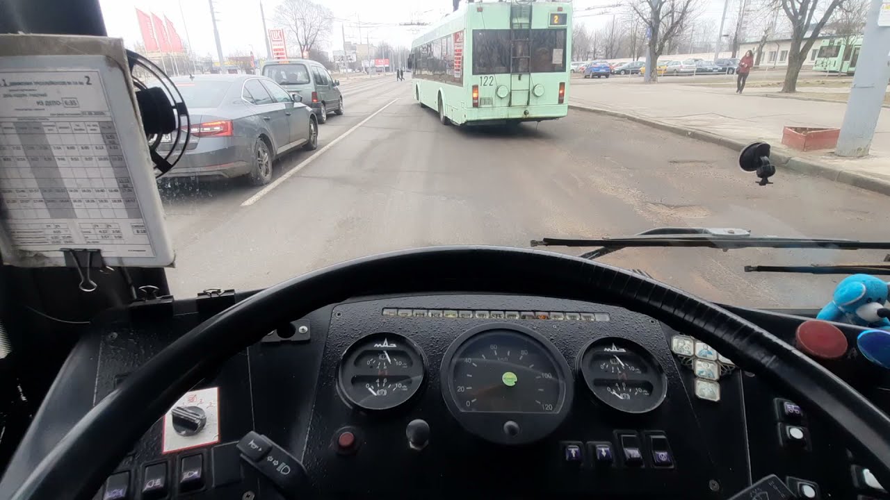 обрыв контактной сети троллейбусной линии - заезд в депо - троллейбусы стоят 🚎🚎🚎