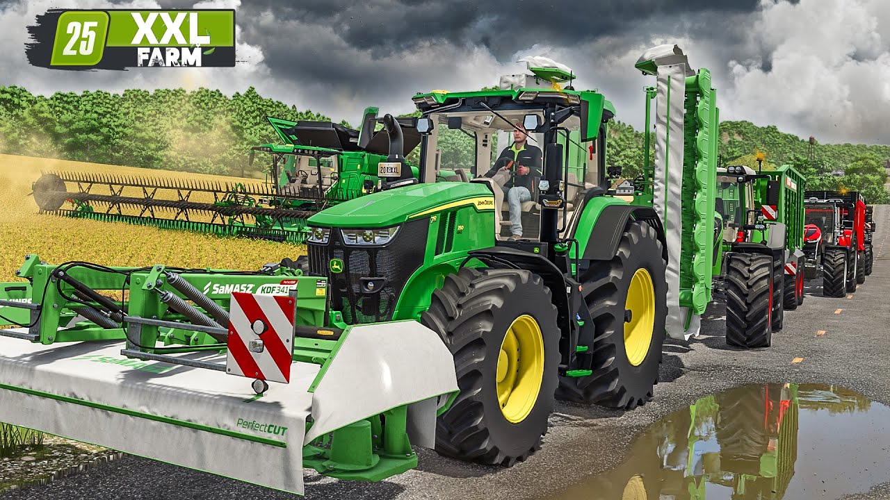 Knappe Nummer: Gelingt die Ernte vor dem Regen? | XXL Farm #33 | FARMING SIMULATOR 25