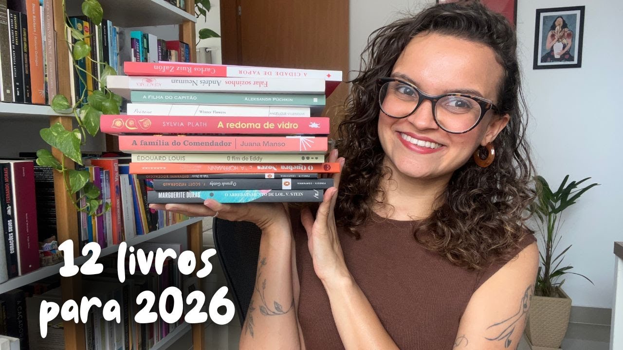 12 livros para 2026 📚❤️