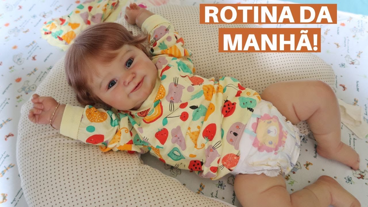 ROTINA DA MANHÃ DA BEBÊ REBORN LUNA!