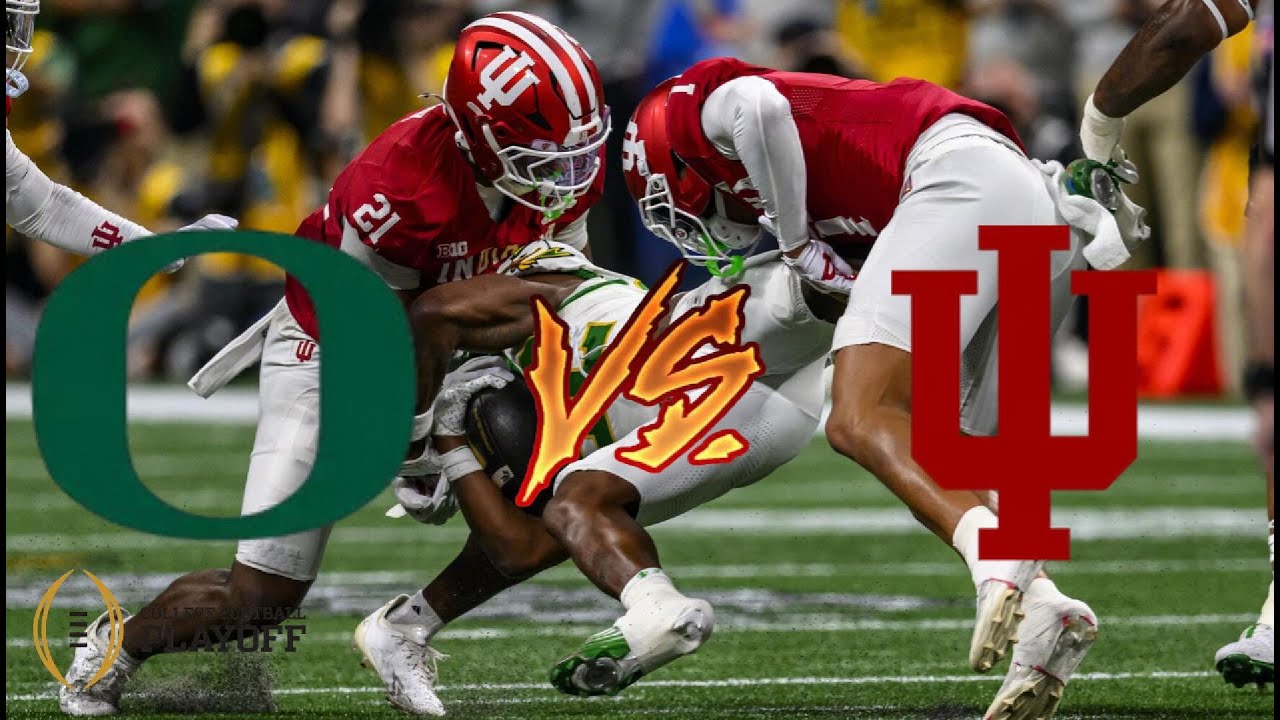 Indiana vs Oregon CFP Semifinal str8 DOMINATION from the beginning | Reaction Video