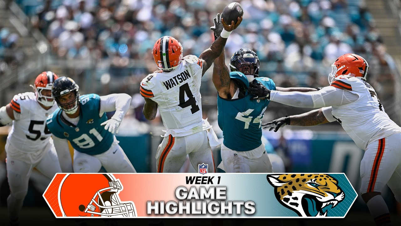 Cleveland Browns vs Jacksonville Jaguars Game Highlights | NFL 2026 Week 1