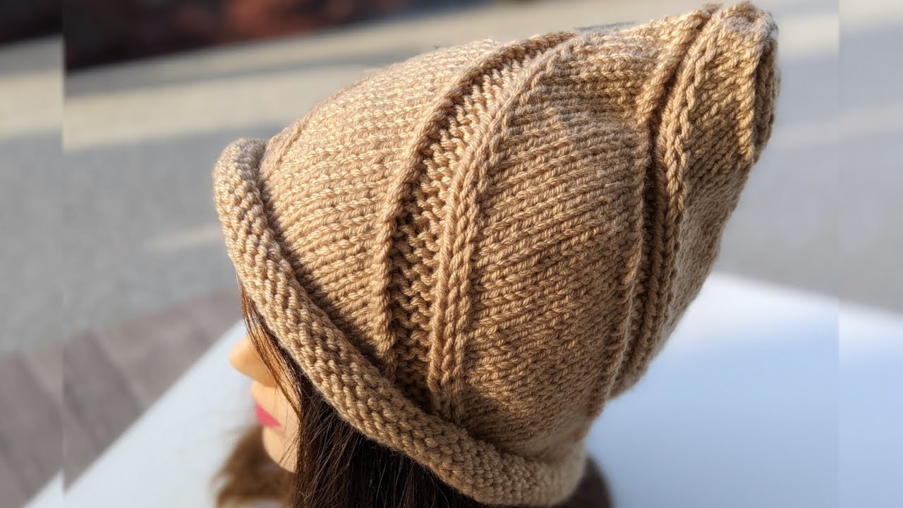 Swirl Witch Knit Hat Tutorial