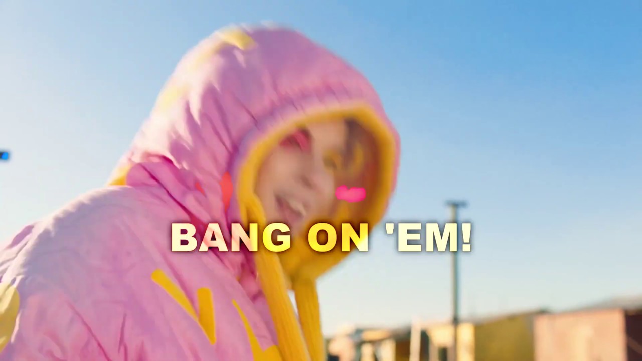DIE ANTWOORD - BANG ON 'EM! [BATIKZ CLUB VIP] (Video Lyrics)