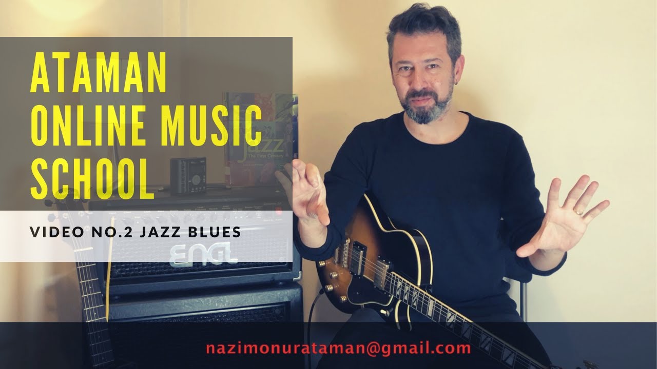 CAZ GİTAR MASTER CLASS NO:2 - Caz Blues, armonik analiz, melodik cümle ve hatların oluşturulması