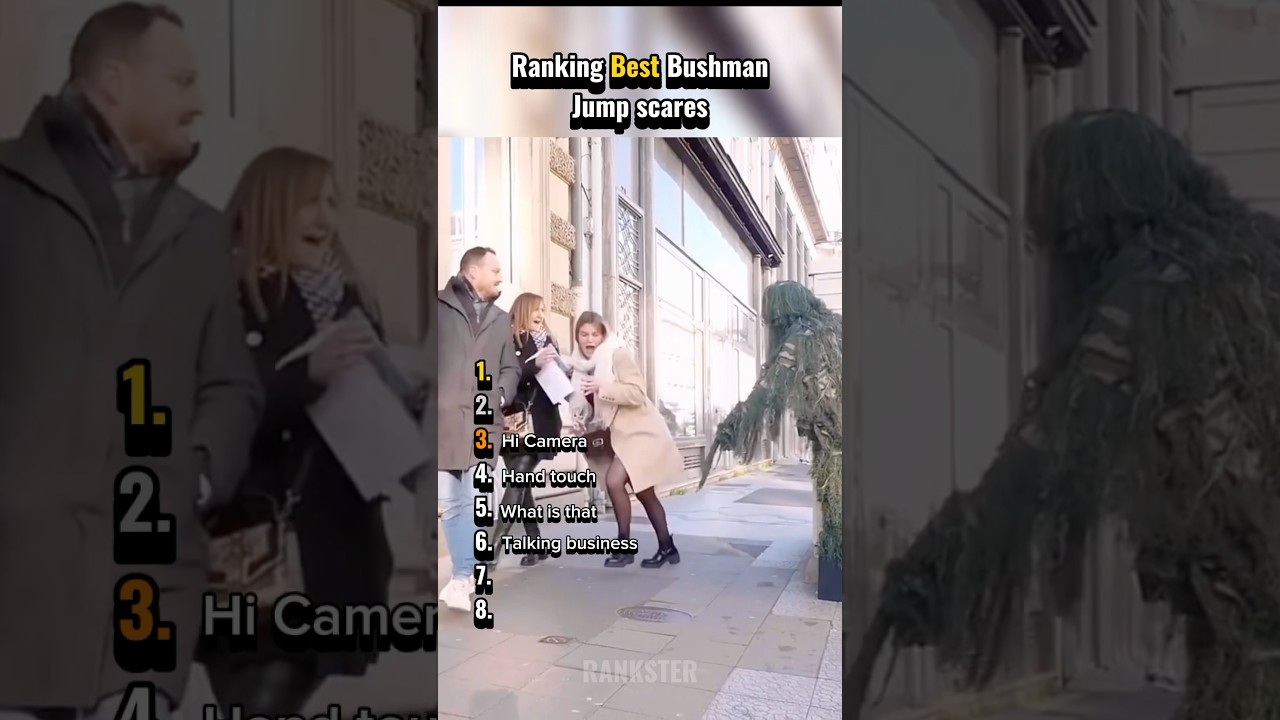 Ranking Best Bushman Jump Scares😂 #best #jumpscare