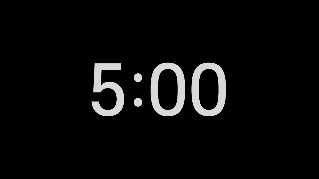 5분 타이머