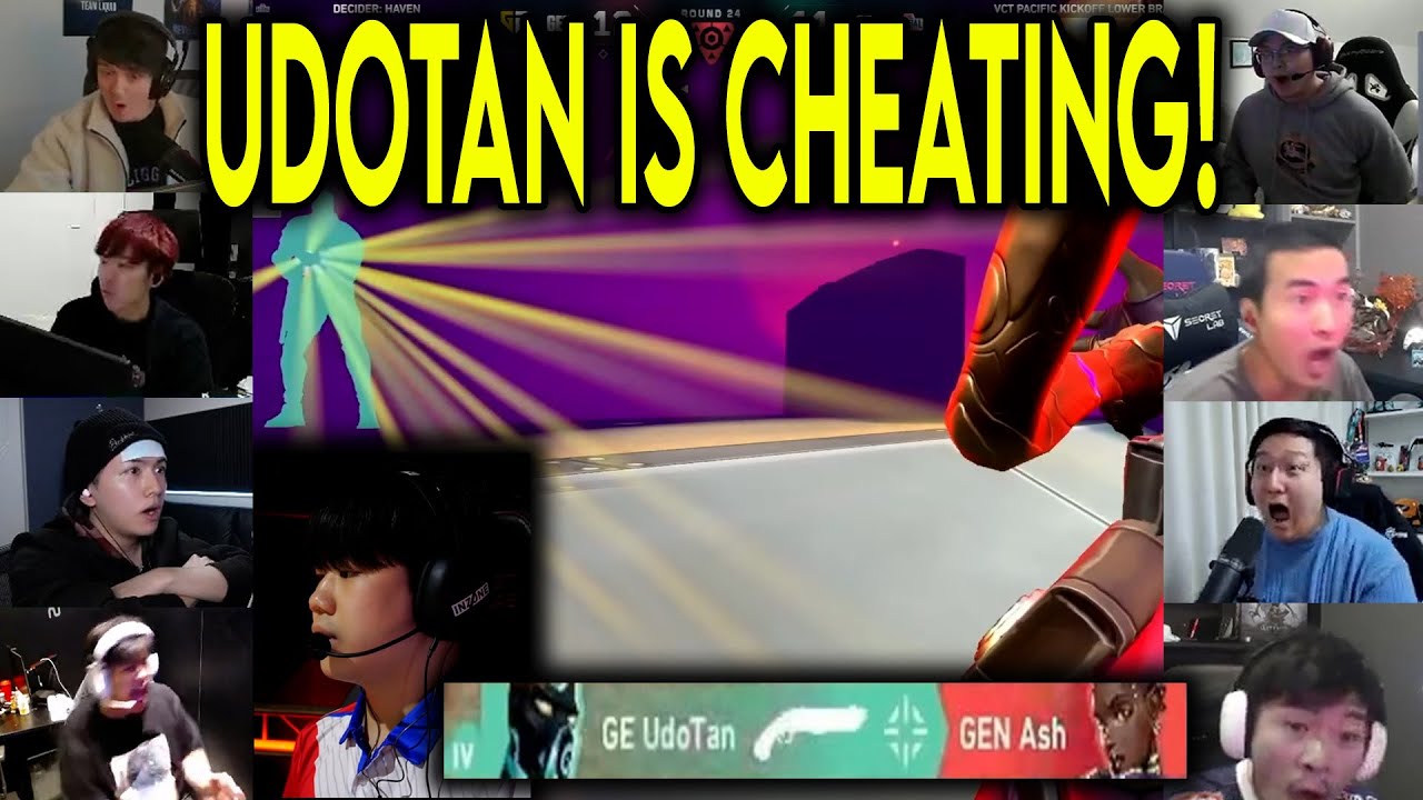 Valorant Streamers Reacts To GE UdoTan VAC SHOT 4k Against GENG In VCT
