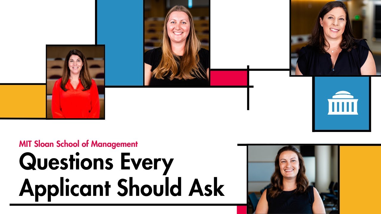 What to Know as a Business School Applicant | MIT Sloan