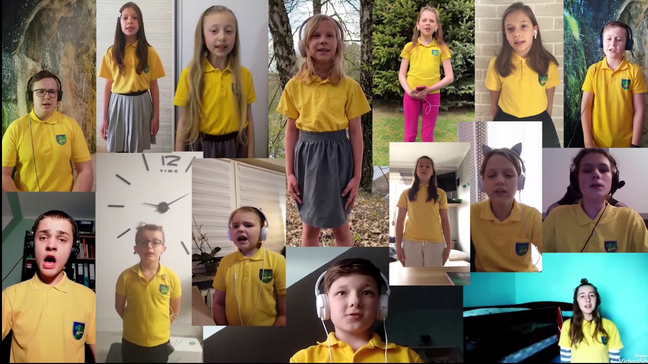 Wirtualny Hymn SP4 w Ełku