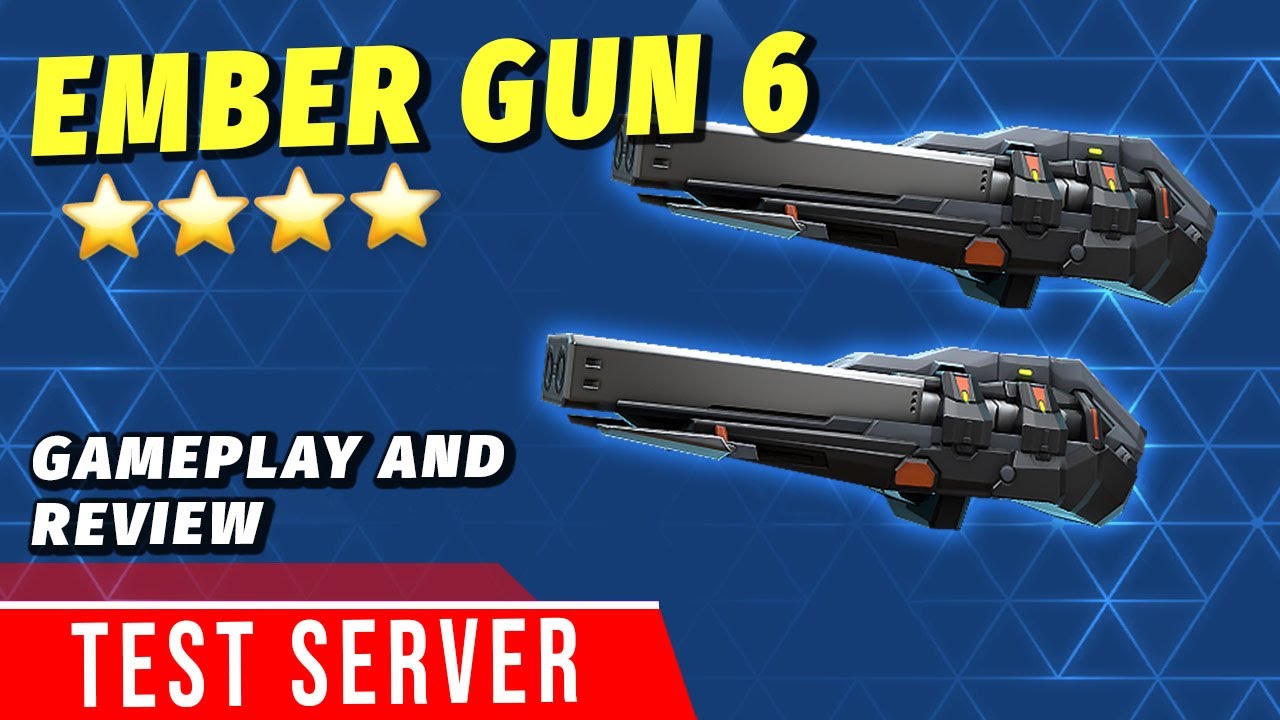 Testing Ember Gun 6 | Test Server Weapon Review | Mech Arena