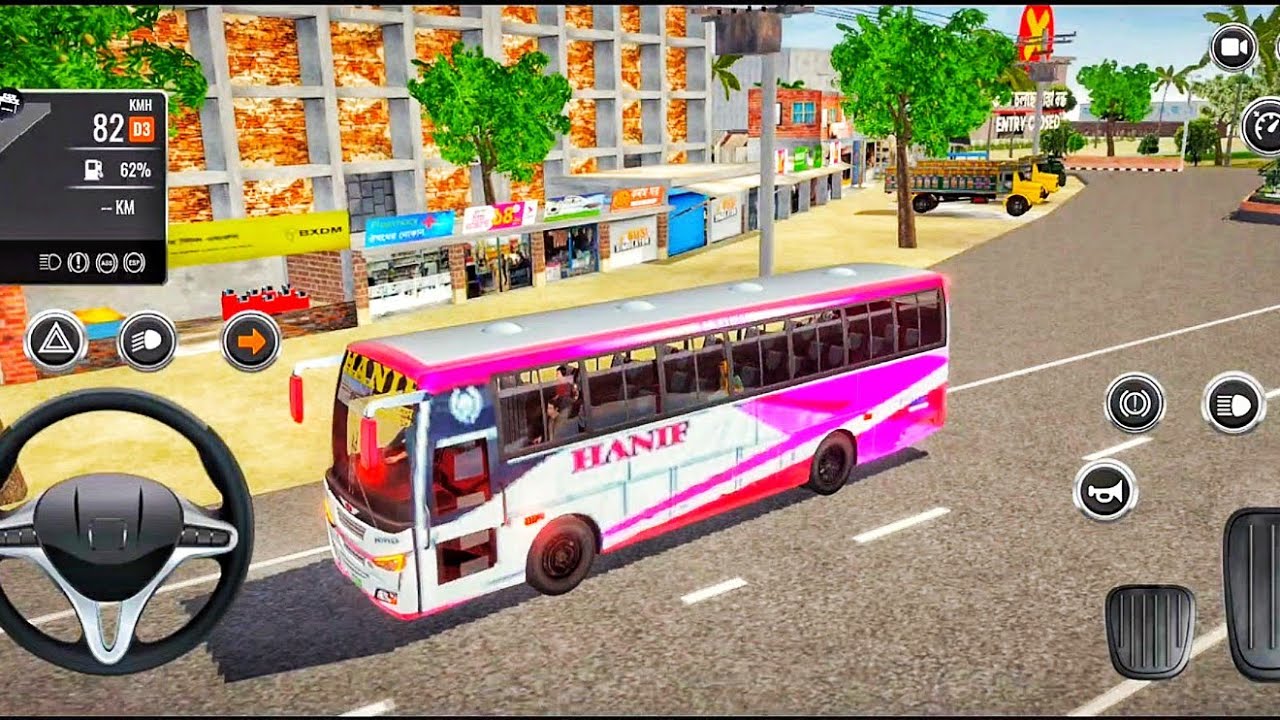 DhakaTO sylhetPC game👈bahut#BussimulatorBangladesh driving Highway public road jamunasetu 😎