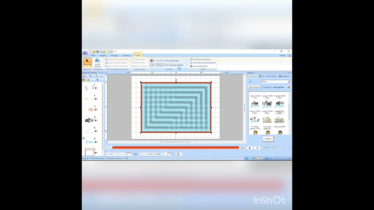 Como criar  ponto suporte ou ponto alinhavo no Pe Design 10