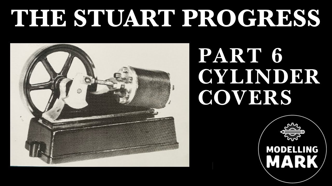 Stuart Progress Oscillating Engine.  Pt 6 Cylinder end covers.